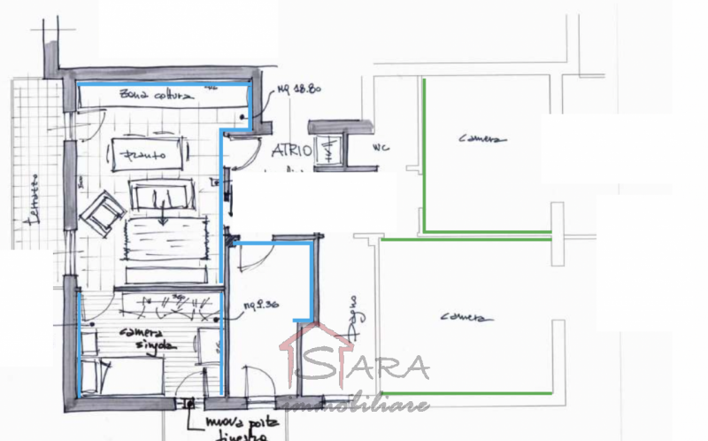 Disponibile dal 1 gennaio. 

CAMERA con LETTO MATRIMONIALE in appartamento in ottimo stato, ristr...