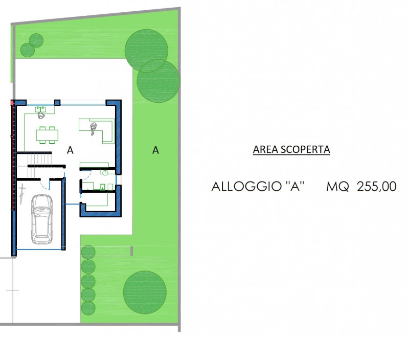 A Carità di Villorba (TV), proponiamo in vendita ampia porzione di abbinata (108 mq calpestabili ...