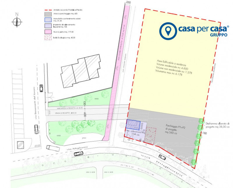 Badia Polesine Vendita Terreno terreno edificabile residenziale