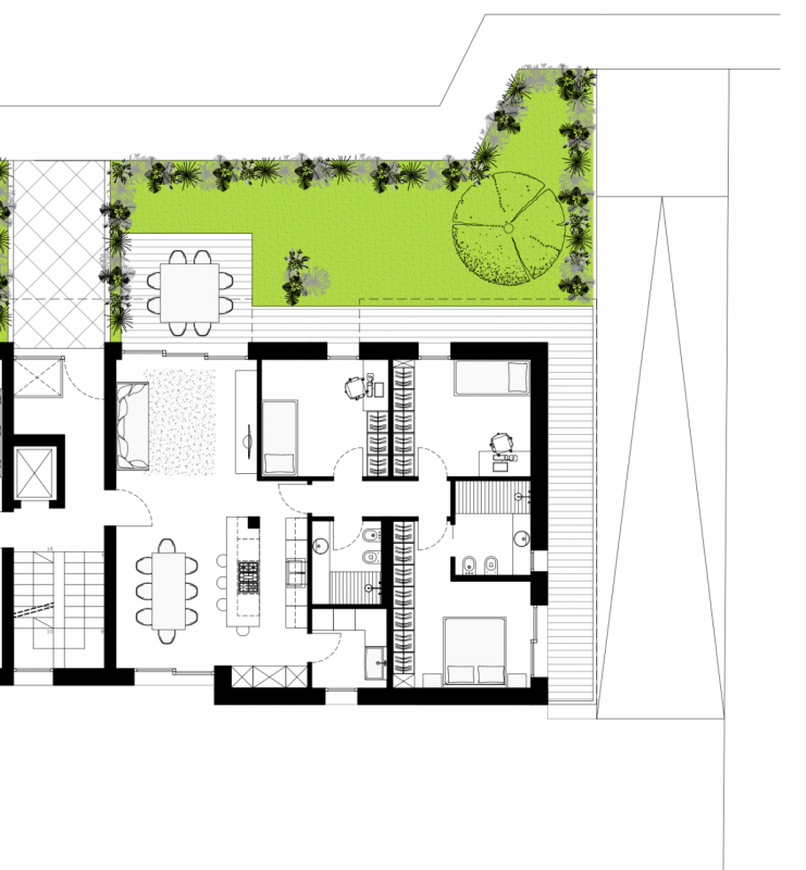 DUEVILLE. RESIDENCE I GIARDINI.

In zona strategica per tutti i servizi ma allo stesso tempo coll...