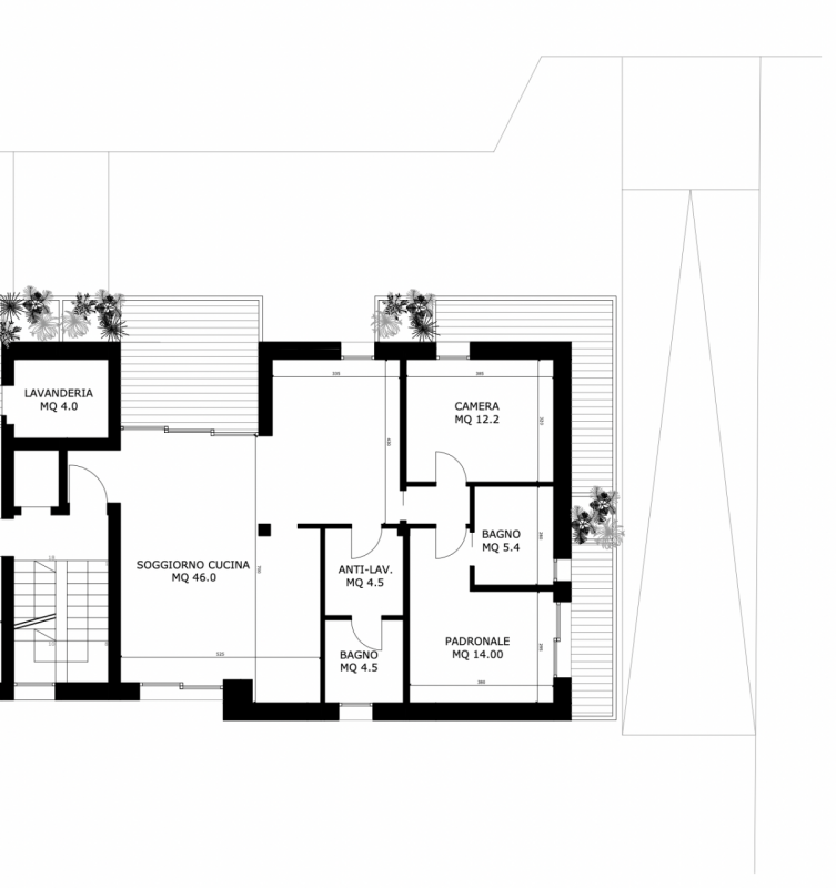 DUEVILLE. RESIDENCE I GIARDINI.

In zona strategica per tutti i servizi ma allo stesso tempo coll...