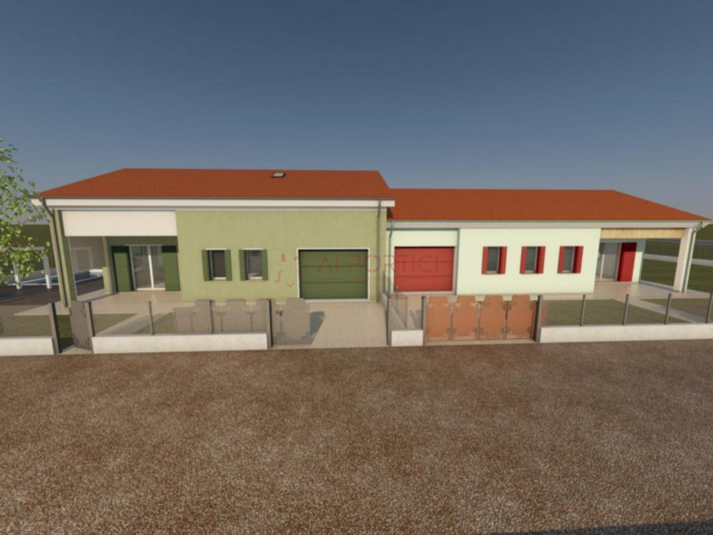 PIOVE DI SACCO zona Sant'Anna - Porzione di BIFAMILIARE tutta su un piano con scoperto di proprie...