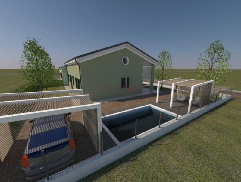 PIOVE DI SACCO zona Sant'Anna - Porzione di BIFAMILIARE tutta su un piano con scoperto di proprie...