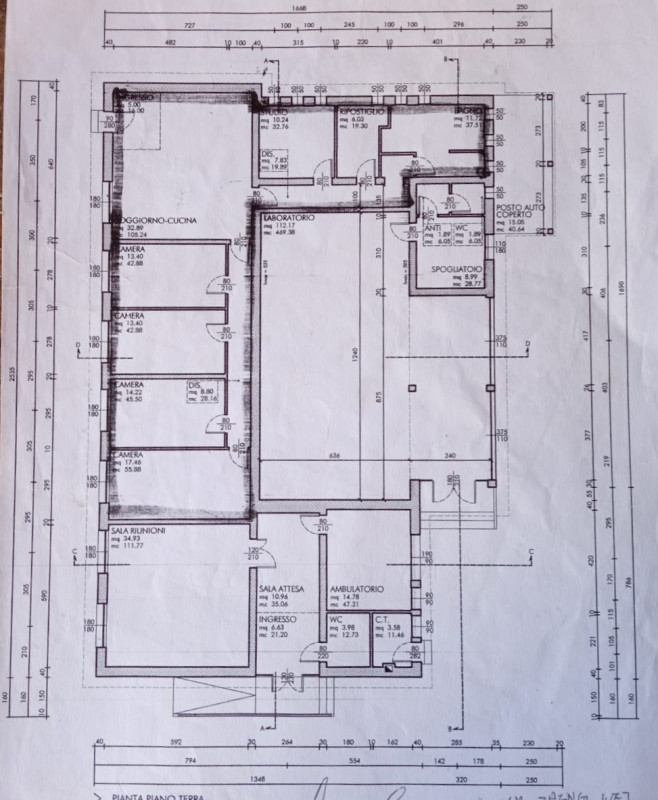Comune di CANDIANA - APPARTAMENTO di 160 mq + LABORATORIO di 110 mq direttamente collegato con l'...