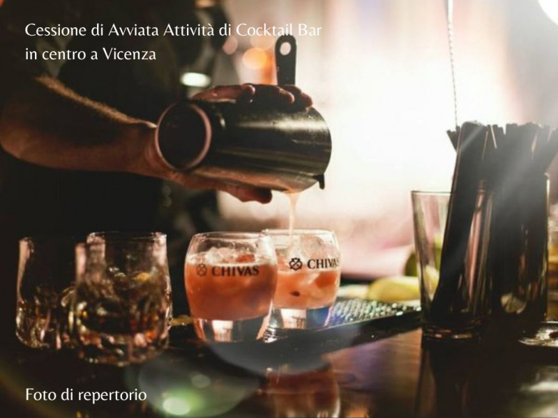 CESSIONE ATTIVITA' DI COCKTAIL BAR IN CENTRO A  VICENZA- RIF. 8145
Nel cuore di Vicenza, in zona ...