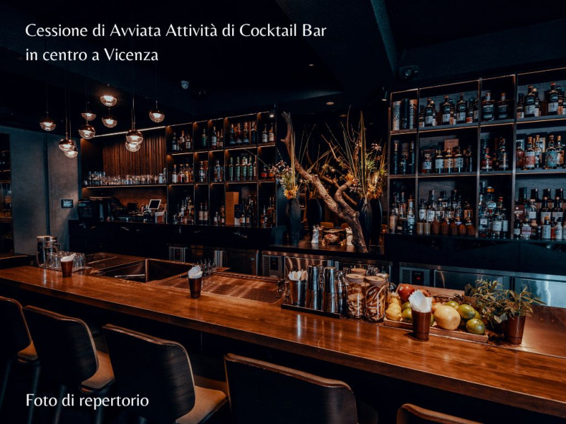 CESSIONE ATTIVITA' DI COCKTAIL BAR IN CENTRO A  VICENZA- RIF. 8145
Nel cuore di Vicenza, in zona ...