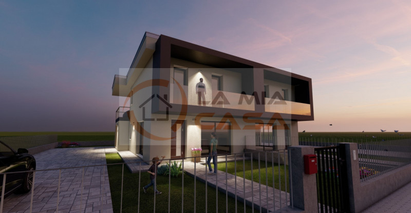 CAMPOLONGO MAGGIORE - in zona centrale abitazione bifamiliare di nuova costruzione corredata di t...