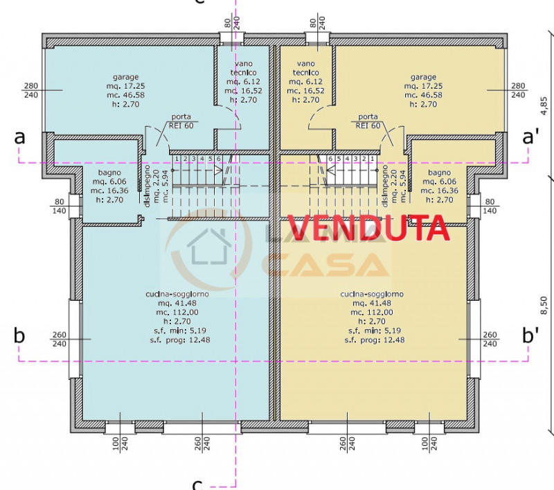 CAMPOLONGO MAGGIORE - in zona centrale abitazione bifamiliare di nuova costruzione corredata di t...