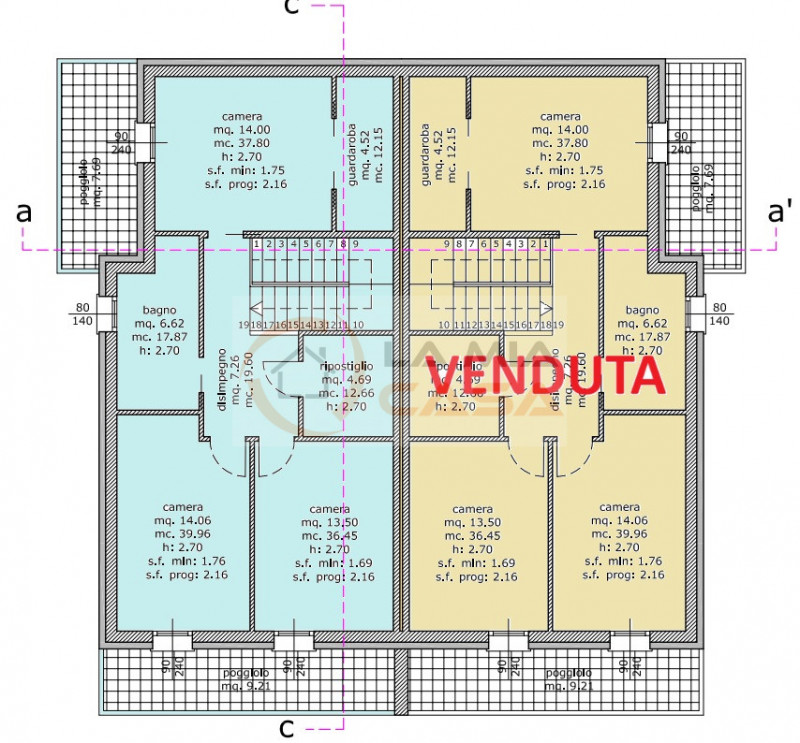 CAMPOLONGO MAGGIORE - in zona centrale abitazione bifamiliare di nuova costruzione corredata di t...