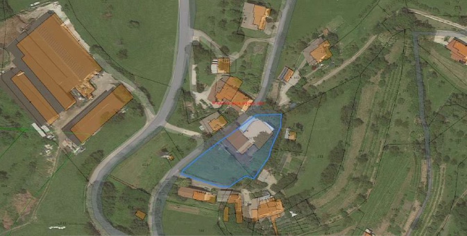 FARA VICENTINO (VI) VIA POLETTI - Piena proprietà di terreno agricolo (935 mq) con annessi fabbri...