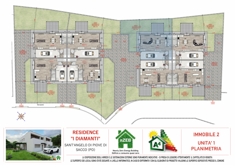 Porzioni di ville in Quadrifamiliare di nuova costruzione!
-
Se cercate una casa moderna, efficie...