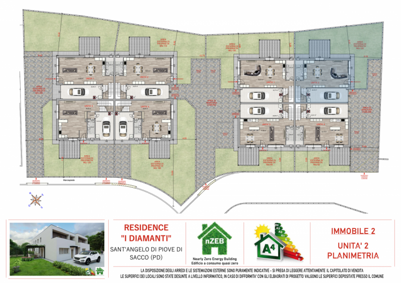 Porzioni di ville in Quadrifamiliare di nuova costruzione!
-
Se cercate una casa moderna, efficie...