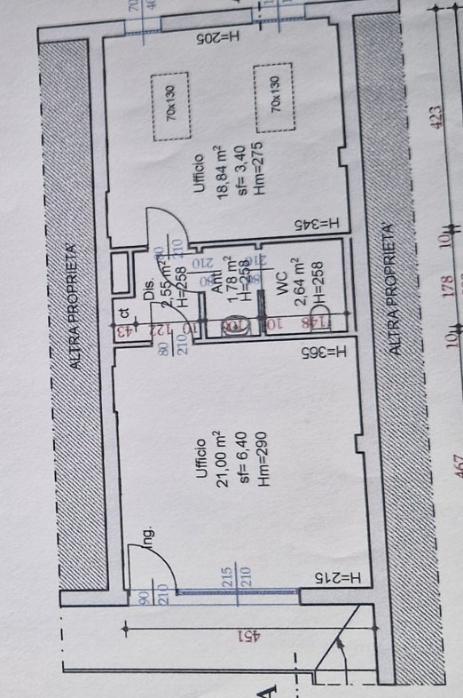Ufficio in affitto a Castelfranco Veneto centralissimo.

Ufficio di circa 50mq suddiviso in due s...