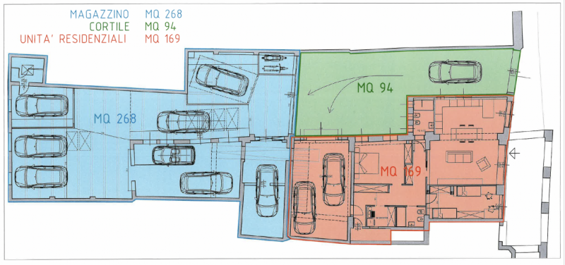 PADOVA - ZONA DUOMO: 
Con una superficie totale di circa 550 mq, questo immobile presenta grandi ...