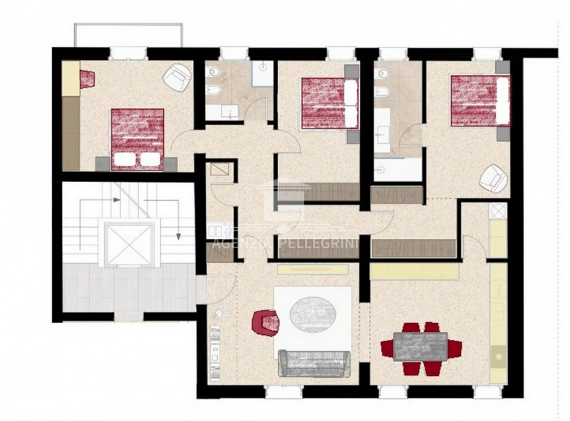 VICENZA, in zona centralissima  a 10  minuti a piedi  dal centro storico proponiamo  signorile  t...