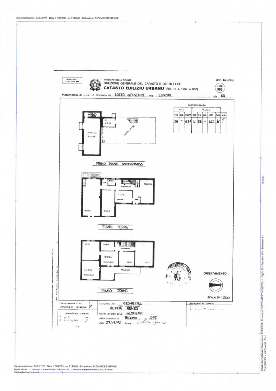 Lozzo Atestino (PD), sita in pieno centro e comodissima ai servizi di prima necessità, proponiamo...