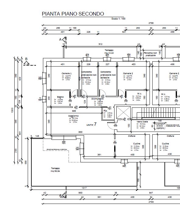 ALBIGNASEGO San Giacomo vendesi appartamento con tre camere al secondo e ultimo piano in pronta c...