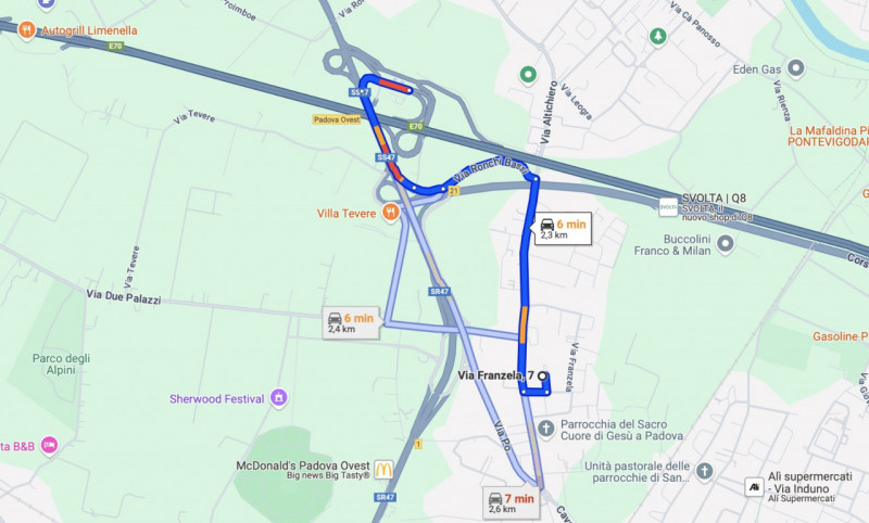 Vicino Arcella San Bellino. Stanza singola, con letto una piazza e mezza, per una persona per lav...