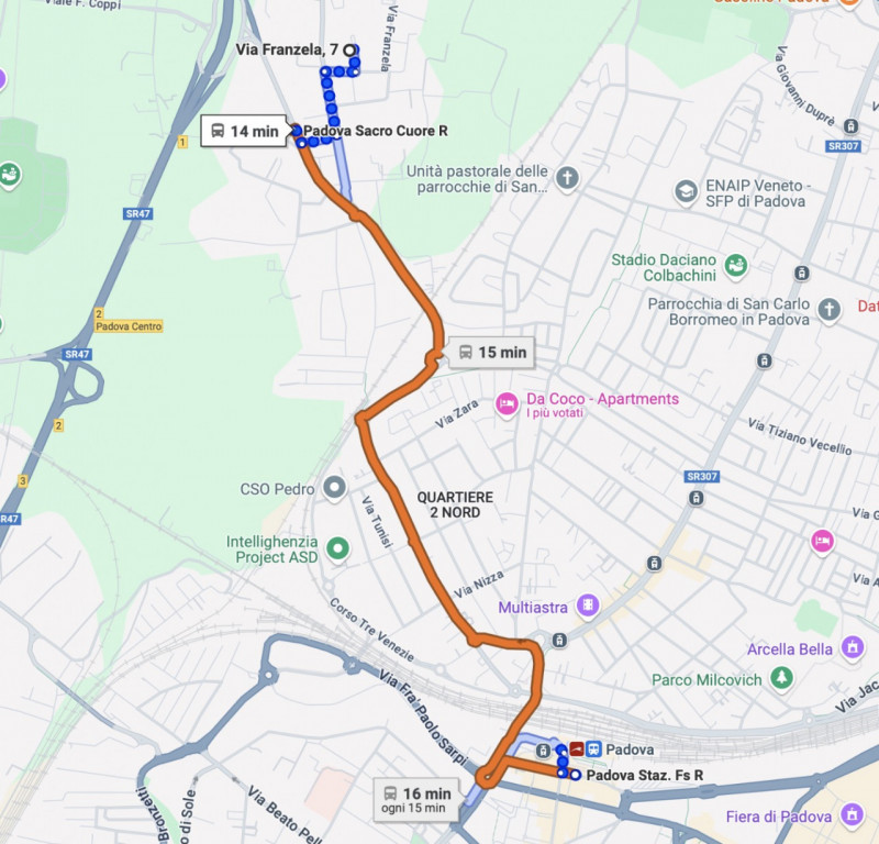 Vicino Arcella San Bellino. Stanza singola, con letto una piazza e mezza, per una persona per lav...