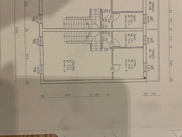 CAMPODARSEGO-Reschigliano:zona centrale e comoda a tutti i servizi, vendesi porzione di schiera a...