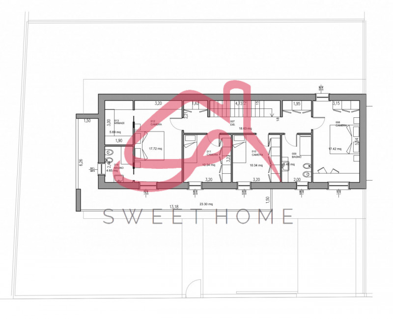 Limena (Centro): in zona centrale, casa singola.
Piano Terra: ingresso, ampio soggiorno con angol...