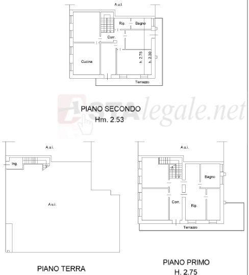 VALLI DEL PASUBIO (VI) VIA GISBENTI 10 - Piena proprietà di compendio formato da abitazione su tr...