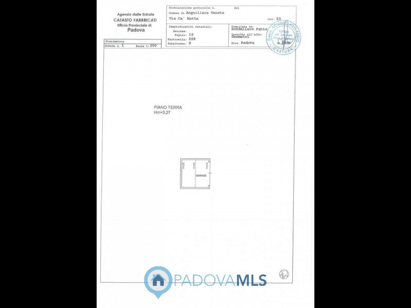 Immobile in esclusiva al Gruppo Padova MLS.
Ottima casa singola con terreno agricolo di oltre mq....