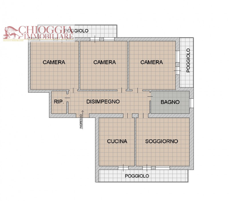 Chioggia Vendita Appartamento quadrilocale