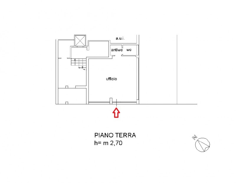 UFFICIO-NEGOZIO VETRINATO AL PIANO TERRA, FRONTE STRADA A VICENZA OVEST - MERCATO NUOVO - Rif. 82...