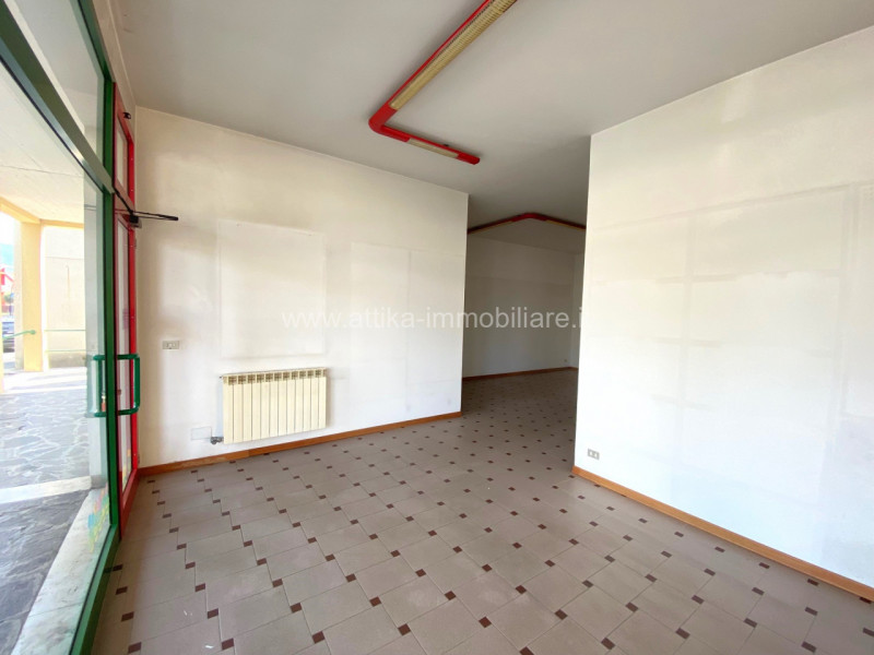 Proponiamo in vendita un negozio di 46 mq, situato al piano terra, accompagnato da un pratico rip...