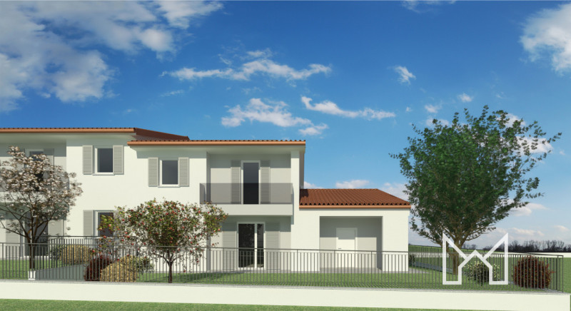 ROMANO ALTO- In zona centralissima al paese, comoda ai principali servizi pubblici proponiamo vil...