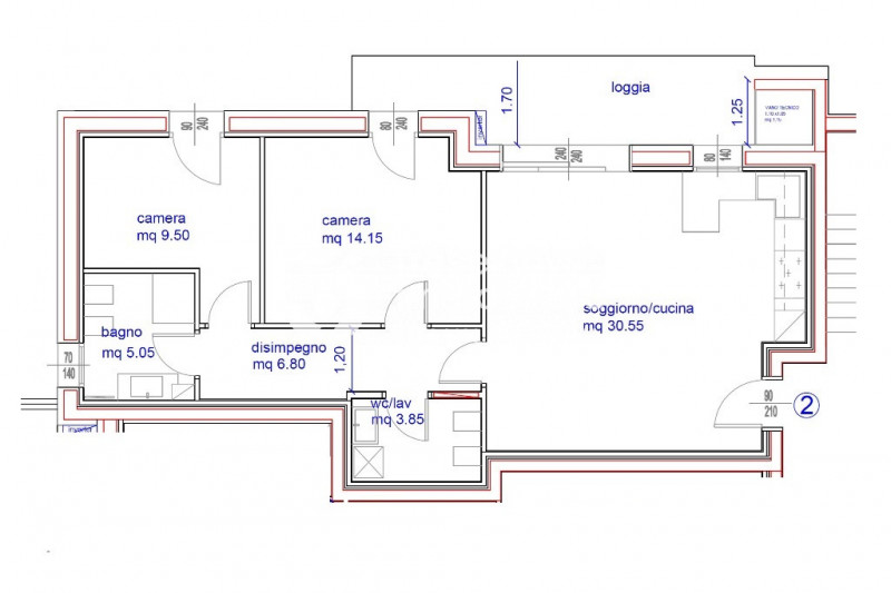 (Per INFO Feltrin ing. Gianni 3288349492) Proponiamo in vendita appartamento trilocale al piano t...
