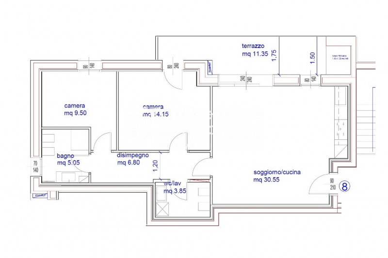 (Per INFO Feltrin ing. Gianni 3288349492) Proponiamo in vendita luminoso appartamento trilocale a...