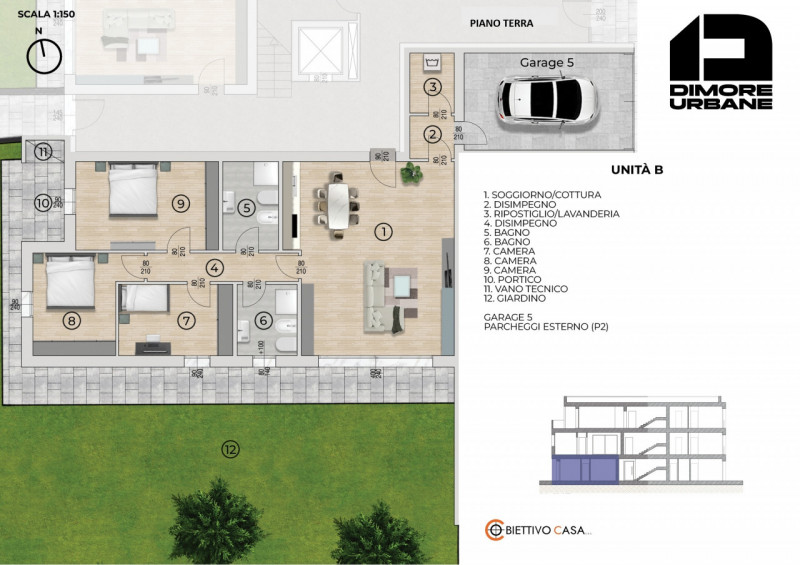 Padova, riferimento OCPB02 quartiere Pontevigodarzere a mt.200 capolinea Tram nord e da tutti i p...