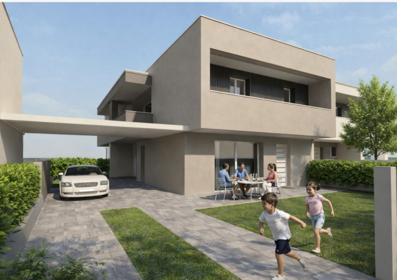 Scopri una splendida opportunità immobiliare nel centro di Limena! Nuove porzioni di bifamiliare ...