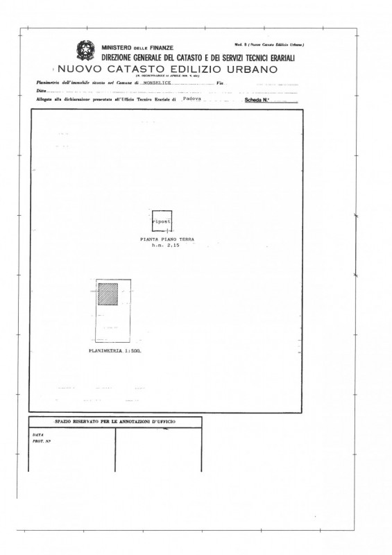 MONSELICE: proponiamo in vendita un appartamento trilocale di 86 mq situato al piano terra nel cu...
