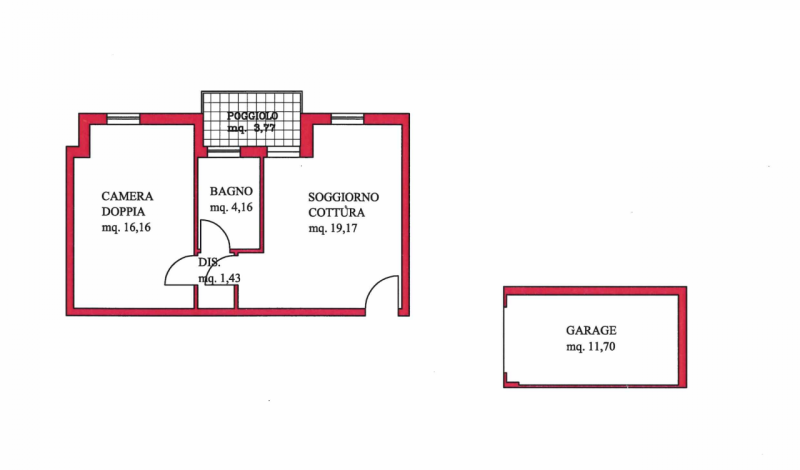 PERNUMIA: si propone appartamento arredato con garage. L'alloggio è ubicato in un contesto reside...