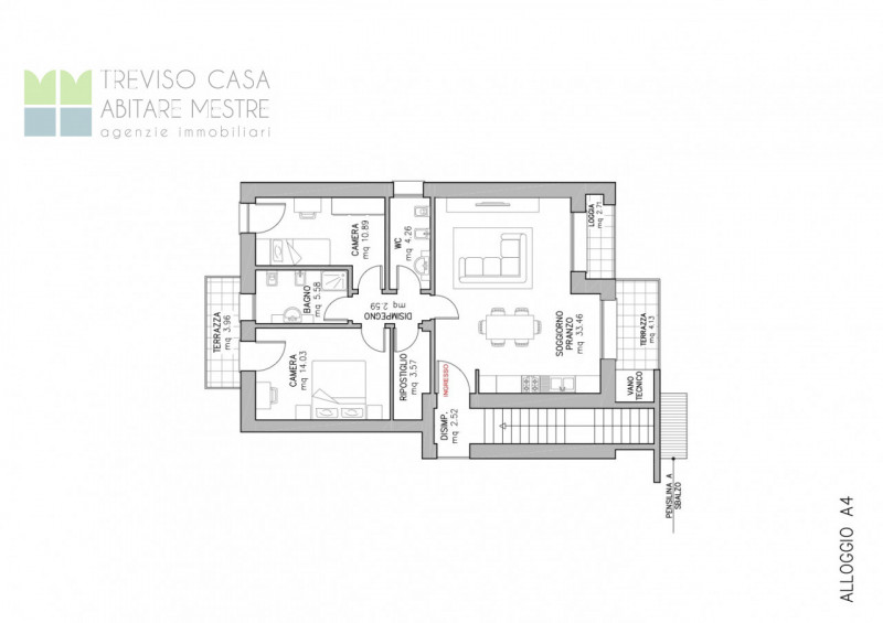 San Giuseppe - Proponiamo in Vendita appartamento, a 2 Camere da letto, al piano Primo, in corso ...
