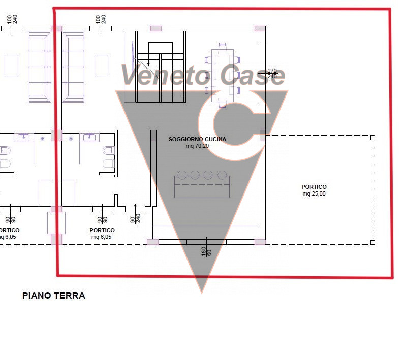 Fuori dal centro urbano, su strada secondaria, proponiamo ultima porzione di villa bifamiliare di...