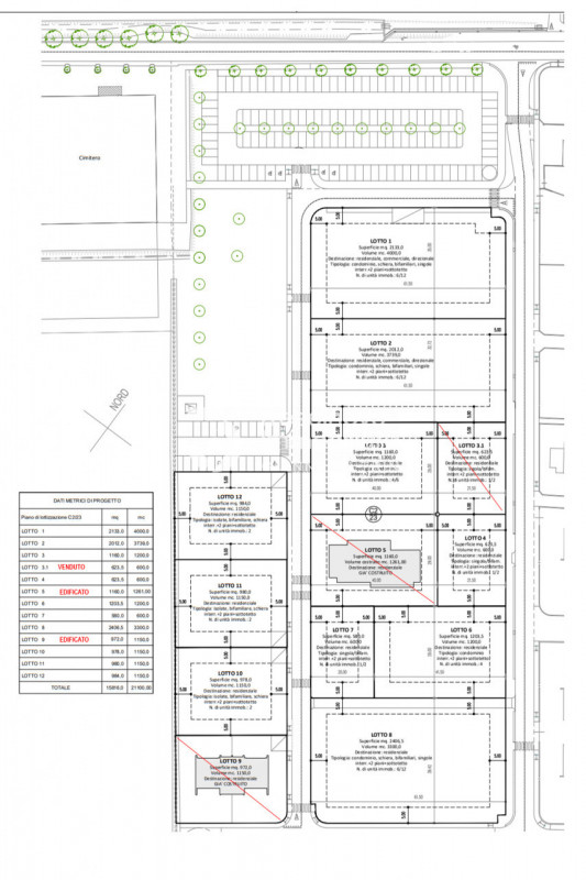 (Per INFO Simone 3427586513) Proponiamo in vendita terreno già urbanizzato, suddiviso in lotti pe...