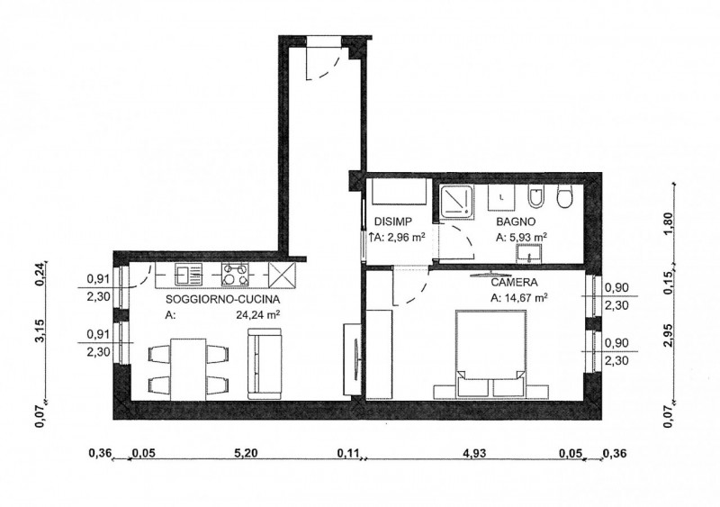 Tra viale Margherita e corso Padova, in zona interna lontana dal traffico, proponiamo la vendita ...