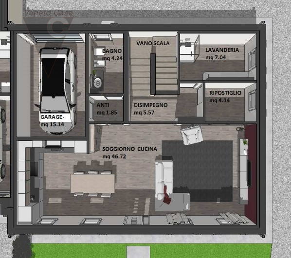 A Brugine, proponiamo in vendita porzione di bifamiliare su 2 livelli. Al piano terra sono presen...