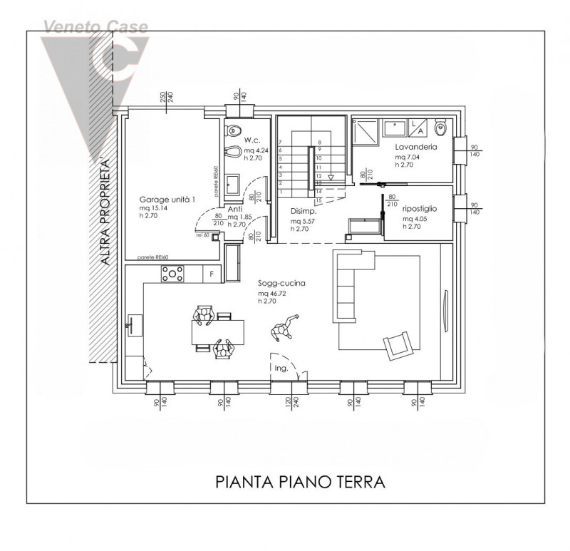 A Brugine, proponiamo in vendita porzione di bifamiliare su 2 livelli. Al piano terra sono presen...