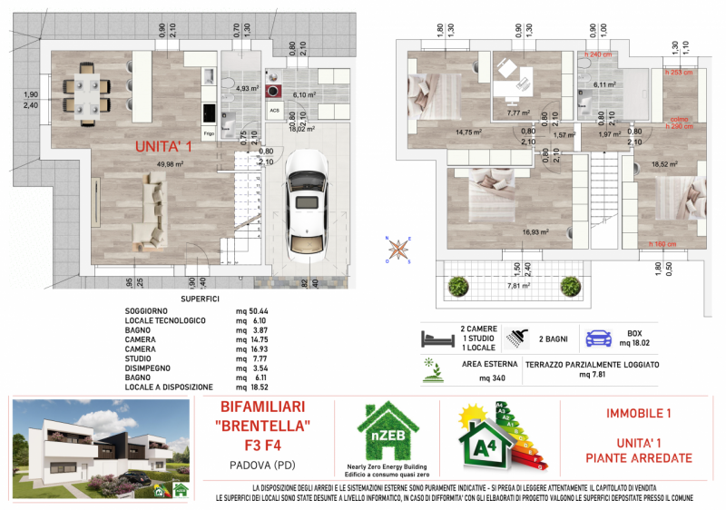 Splendide e moderne ville bifamiliari di nuova costruzione, inserite in elegante contesto residen...