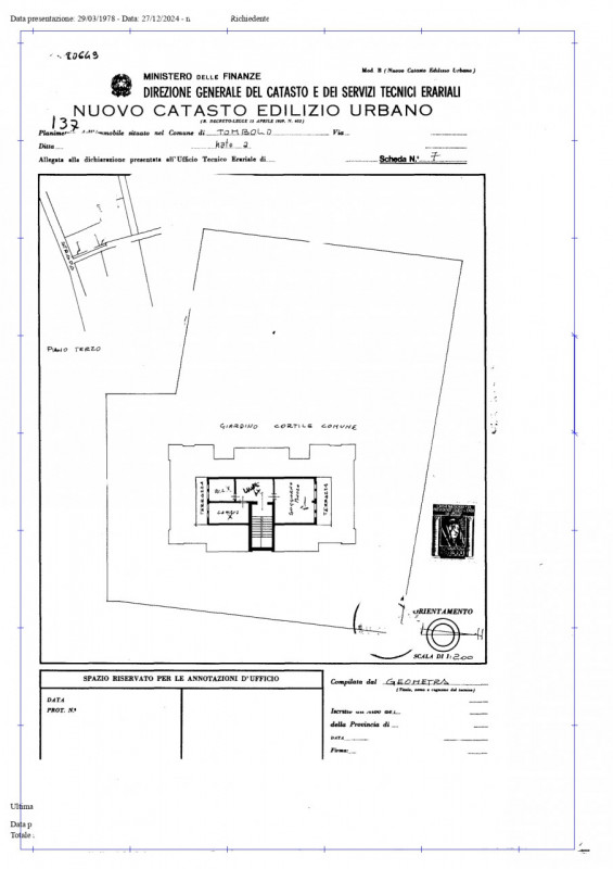 Tombolo, ns esclusiva, mansardina di 40 mq con 2 ampie terrazze, zona giorno, bagno e camera, cla...