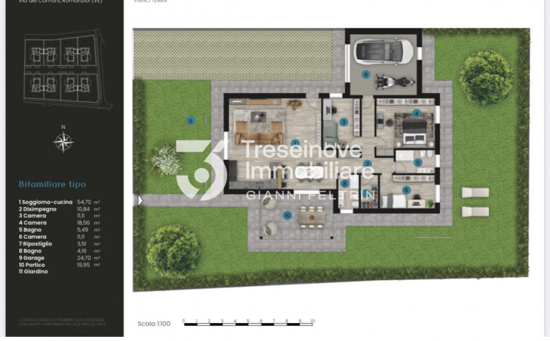 (Per INFO Simone G. 3298777518) ULTIME PORZIONI DISPONIBILI !!! Le Residenze "Oasi del Piave" sor...