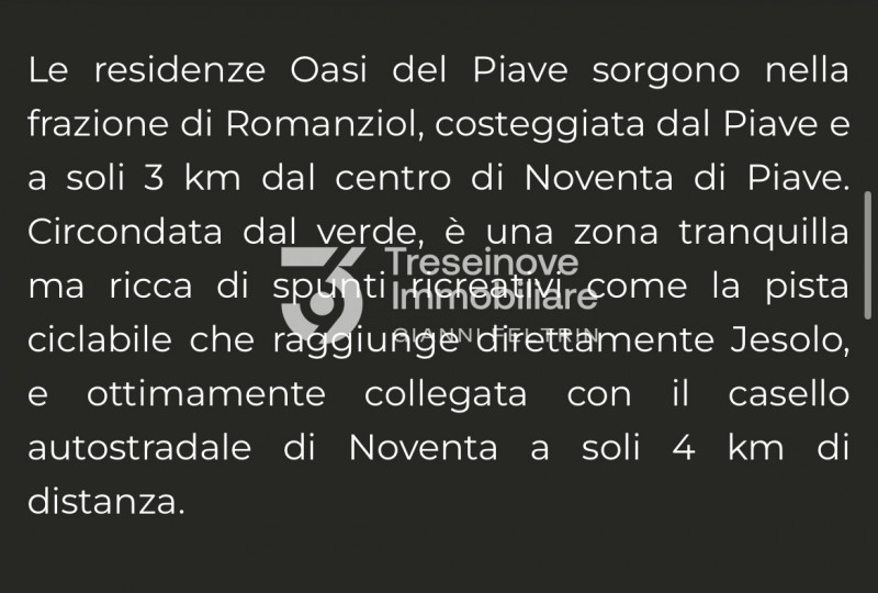 (Per INFO Simone G. 3298777518) ULTIME PORZIONI DISPONIBILI !!! Le Residenze "Oasi del Piave" sor...