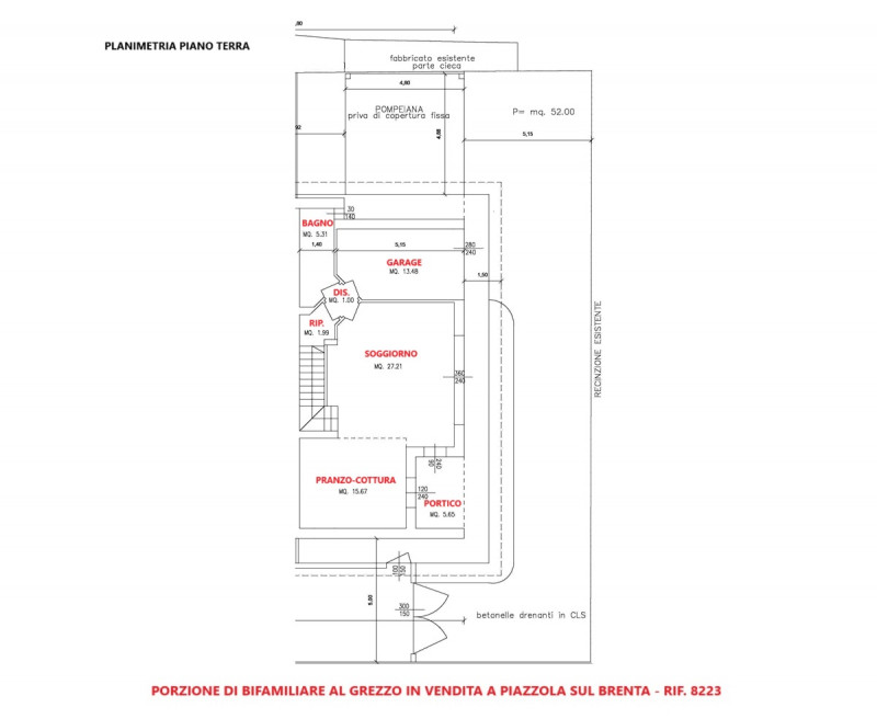 PORZIONE DI VILLETTA BIFAMILIARE AL GREZZO IN VENDITA A PIAZZOLA SUL BRENTA - Rif. 8223
Scopri la...