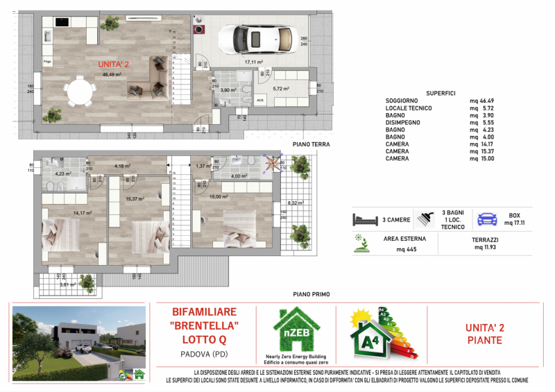 Moderne ville bifamiliari di nuova costruzione, inserite in elegante contesto residenziale ricco ...