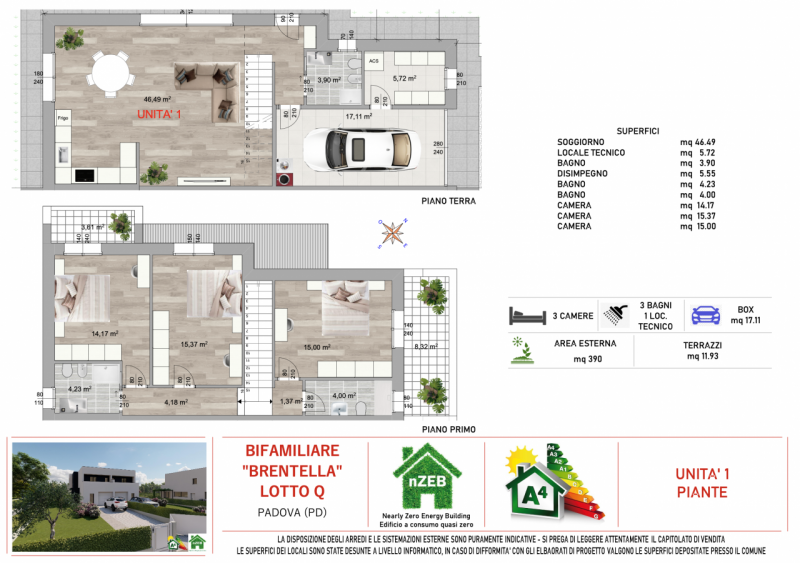 Moderne ville bifamiliari di nuova costruzione, inserite in elegante contesto residenziale ricco ...